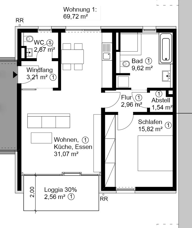 Wohnung 1