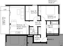 Wohnung 2
